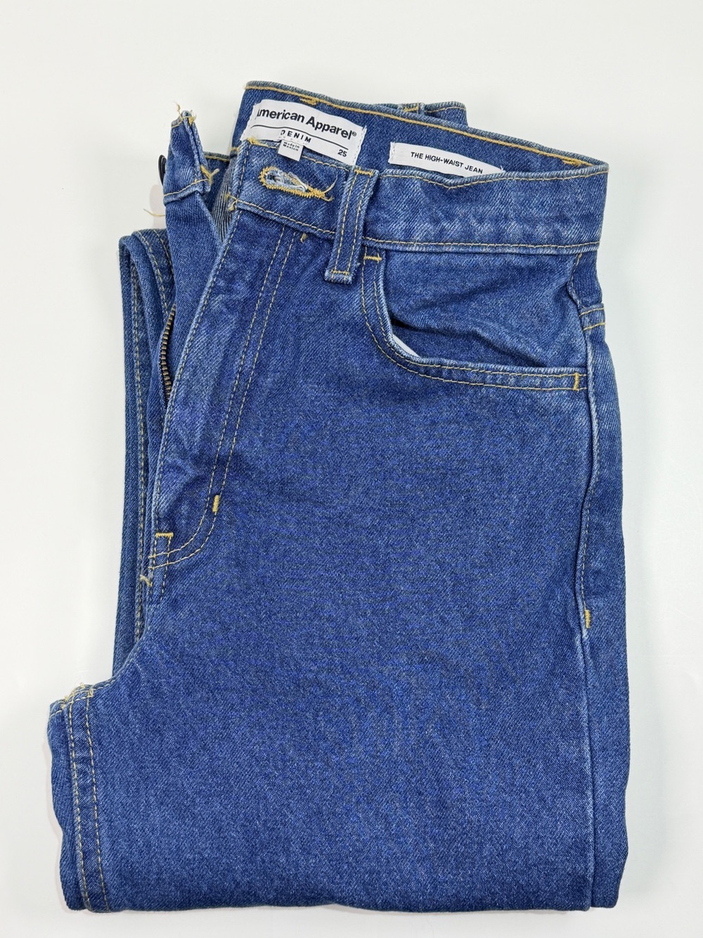 American Apparel "The High-Waist Jean" - NWOT Size 25